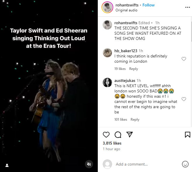 Taylor Swift stuns crowd with surprise Ed Sheeran Duet after terror threat