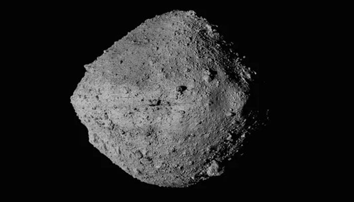 This representational image shows the asteroid Bennu seen from the OSIRIS-REx spacecraft. — Nasa/File