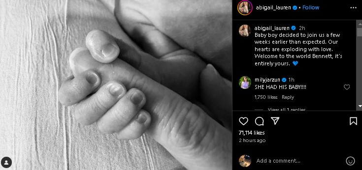 Taylor Swifts pal announced the earlier arrival of her baby boy