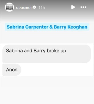 Barry Keoghan shuts down split rumors with Sabrina Carpenter