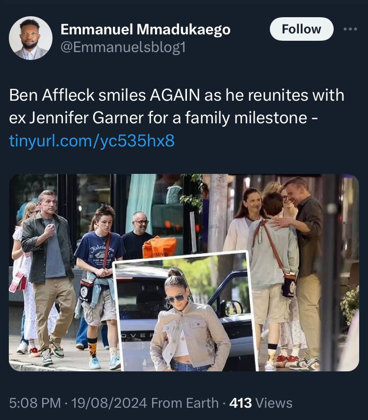 Family brings back Ben Affleck smile as divorce looms