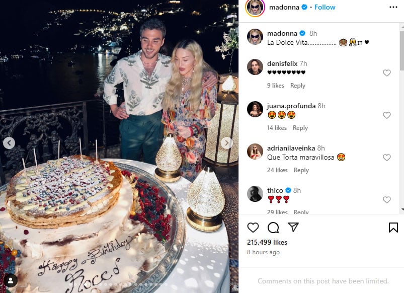 Madonna gives inside look into birthday bash of son Rocco