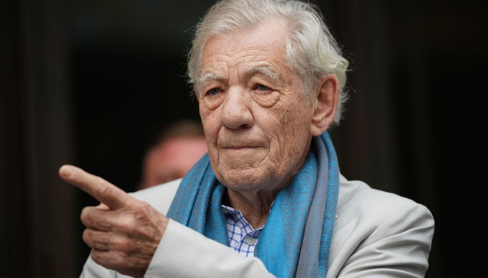 Sir Ian McKellen fell down during a West End show and sustained injuries