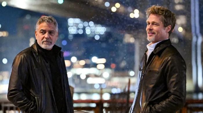 Brad Pitt meets George Clooney ahead of new movie release