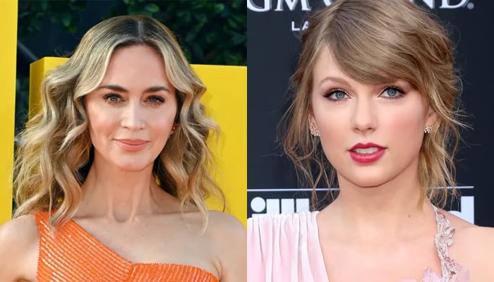 Emily Blunt casually swaps bracelets amid Taylor Swifts Wembley concert