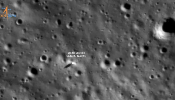 Indias lunar mission found remnants of a magma ocean on the south pole.— ISRO/file