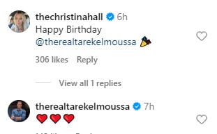 Christina Hall sends birthday greeting to her ex Tarek El Moussa