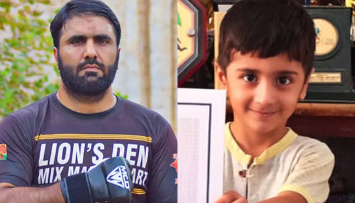 Guinness world record holders Irfan Mehsood (L) and his five-year-old son Sufiyan Mehsood. — Instagram/@irfanmehsood.official