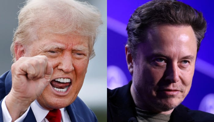 Former president of the US and Republican presidential nominee for US election 2024 Donald Trump (L) and SpaceX and X CEO Elon Musk. — Reuters/File