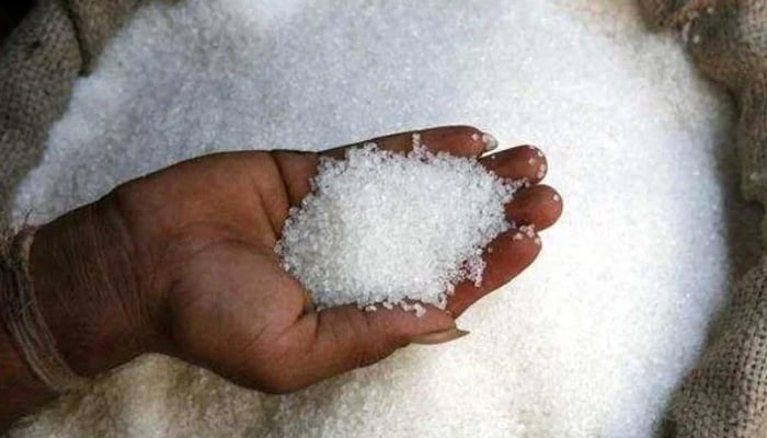 A handful of sugar on a womans palm. — Reuters/ file