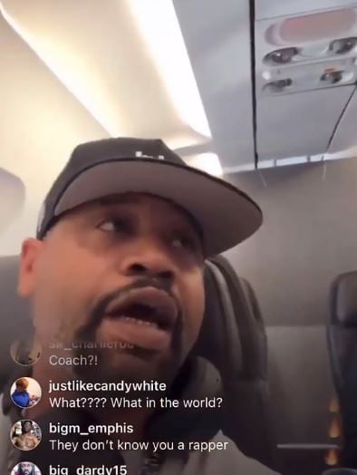 Rapper Juvenile fumes as airline asks him to leave first class