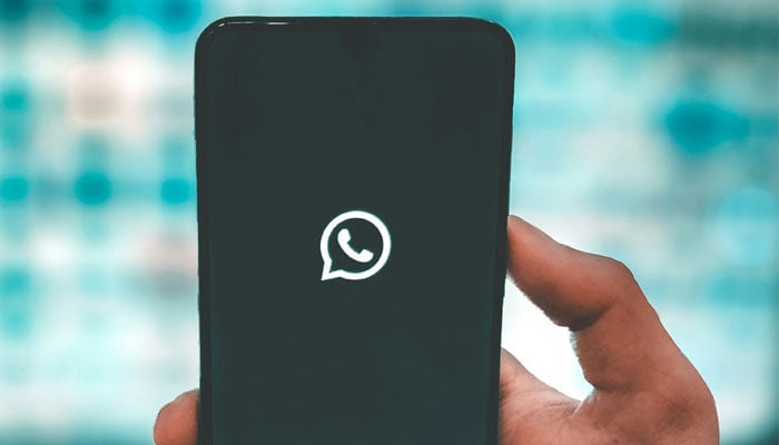 A representational image showing the WhatsApp logo displayed on a phone screen. — Unsplash