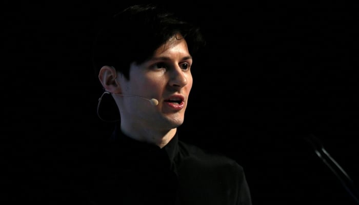 Founder and CEO of Telegram Pavel Durov delivers a keynote speech during the Mobile World Congress in Barcelona, Spain on February 23, 2016. — Rueters