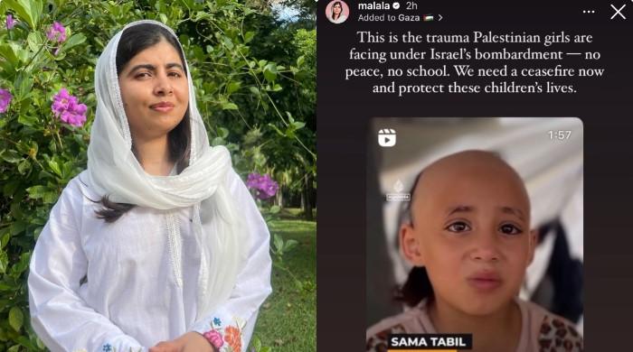 Malala laments the suffering of a little Palestinian girl in the Gaza war