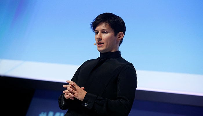 Founder and CEO of Telegram Pavel Durov delivers a keynote speech during the Mobile World Congress in Barcelona, Spain February 23, 2016. — Reuters