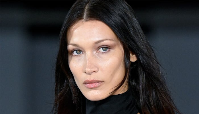 Bella Hadid glams in floral look amid fragrance brand promotion