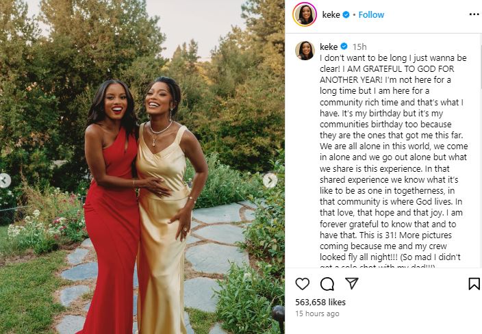 Keke Palmer confirms shes not expecting another baby