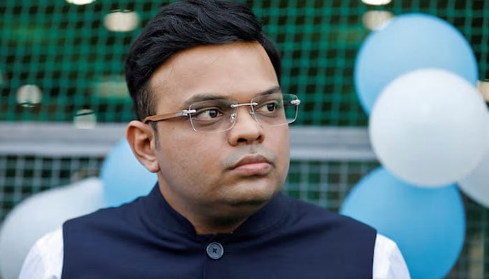 Board of Control for Cricket in India (BCCI) Secretary Jay Shah speaks with the media during the inauguration ceremony of Gujarat Cricket Association (GCA) Indoor Academy in Ahmedabad, Gujarat, India on December 10, 2020. — REUTERS