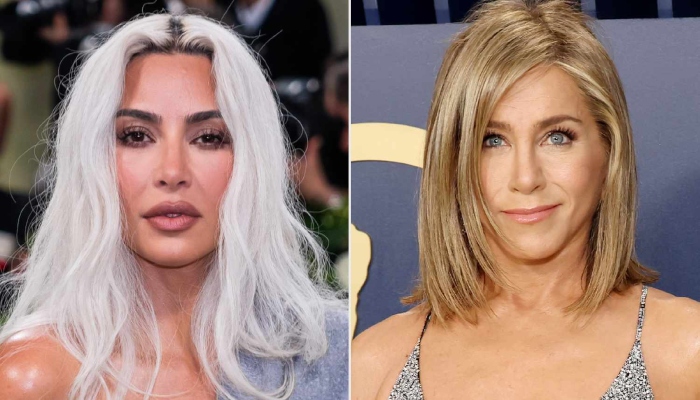 Photo: Kim Kardashian was inspired by Jennifer Anistons skincare: Source