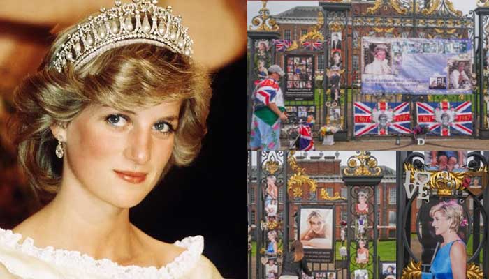 Kensington Palace adorned with Princess Diana tributes in major move