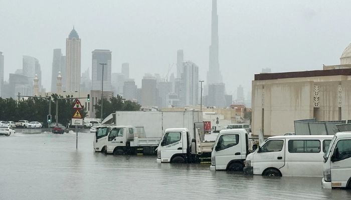 Flood stricken street in Saudi Arabia. — Reuters/File