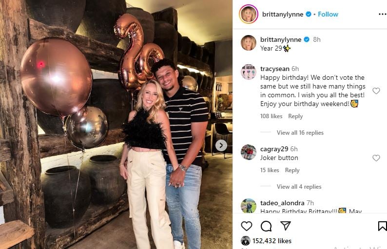 Pregnant Brittany Mahomes travels to a girls-only birthday destination