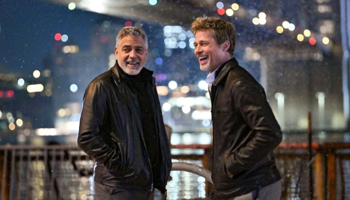 George Clooney reveals what it's like to work with his buddy Brad Pitt