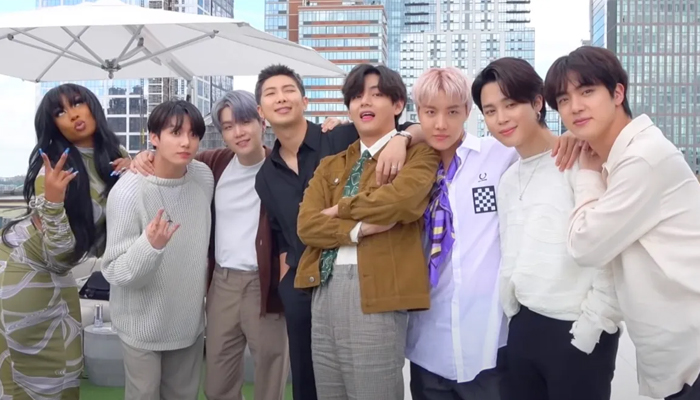 Megan Thee Stallion hypes up new collaboration with BTS