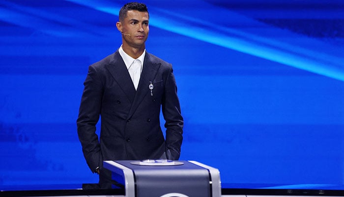 Cristiano Ronaldo during the Champions League Phase Draw 2024 at Grimaldi Forum, Monaco on August 29, 2024. — Reuters