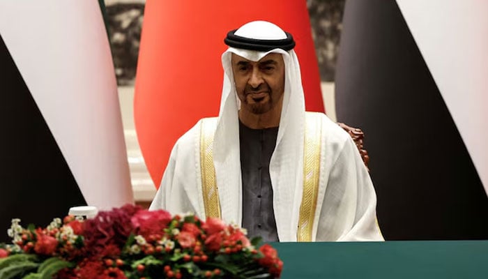 United Arab Emirates President Sheikh Mohammed bin Zayed Al Nahyan attends a signing ceremony at the Great Hall of the People in Beijing, China May 30, 2024. — Reuters