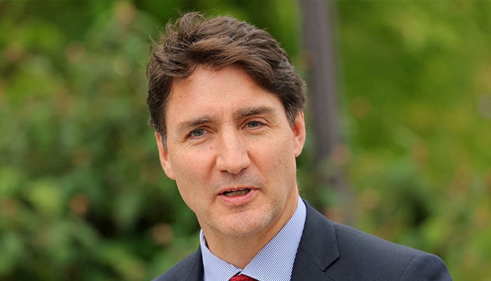 Canadian Prime Minister Justin Trudeau looks on, on the day of the opening ceremony of the Summit on Peace in Ukraine at the Buergenstock Resort in Stansstad near Lucerne, Switzerland on June 15, 2024. — Reuters