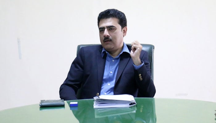 DG PSB, Muhammad Yasir Pirzada,  in a meeting with Pakistan Chess Team participating in Chess Olympiad on August 24, 2024. — Facebook,Pakistan Sports Board