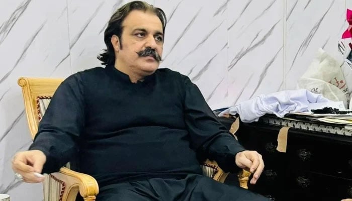 Khyber Pakhtunkhwa Chief Minister Ali Amin Gandapur can be seen in a picture released on February 23. 2024. — Facebook/ Ali Amin Gandapur