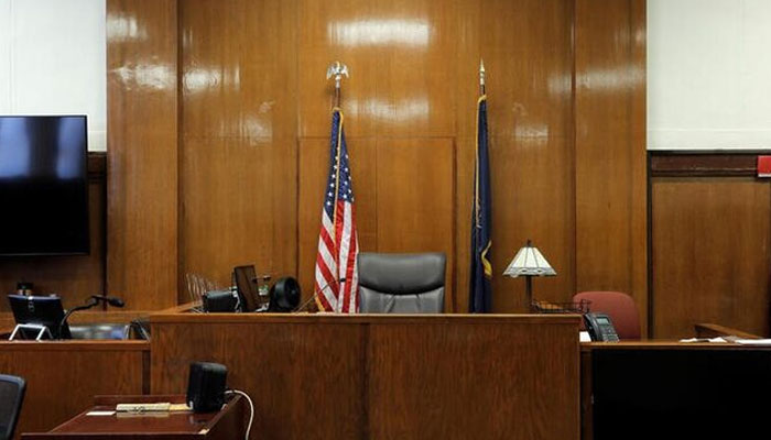 The image shows inside of a US court. — Reuters/File