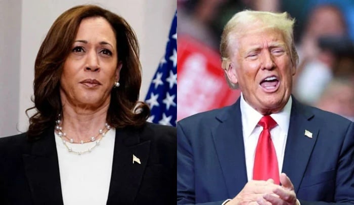 US Vice President Kamala Harris (left) and Republican presidential candidate Donald Trump. — Reuters/File