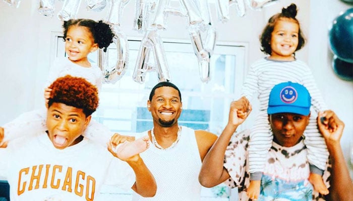 Usher connects emotionally to his kid through music