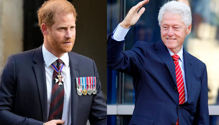 Bill Clinton honours Prince Harry amid rift with royal family