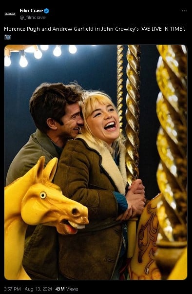 Andrew Garfield reacts to carousel horse memes taking over the internet