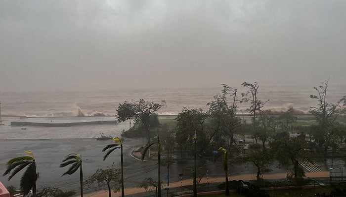 A general view of a beach due to the impact of Typhoon Yagi, in Do Son district, Hai Phong city, Vietnam, on September 7, 2024. — Reuters