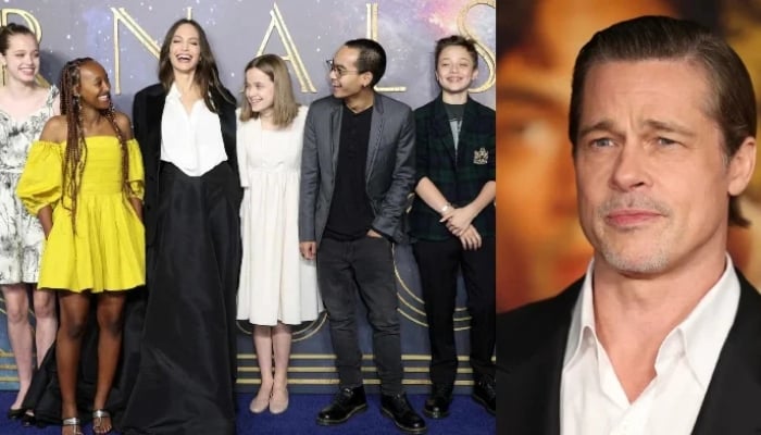 Photo: Brad Pitt feels haunted by Angelina Jolie kids memories: Report