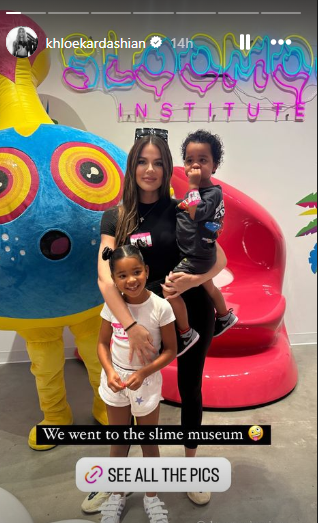 Khloe Kardashian shares sneak-peek into her outing with her kids