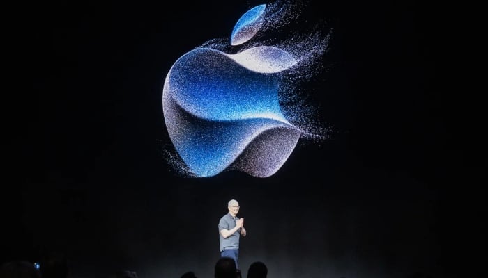 Apple CEO Tim Cook speaks during a launch event in Cupertino, California, on September 12, 2023. —AFP