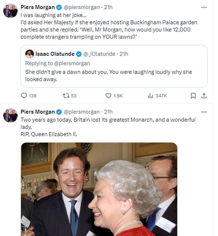 Piers Morgan reveals a big secret about Queen Elizabeth