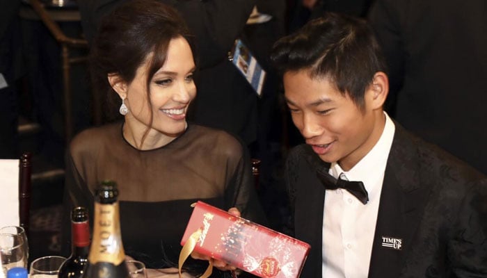 Pax raises a toast for Angelina Jolie on special occasion