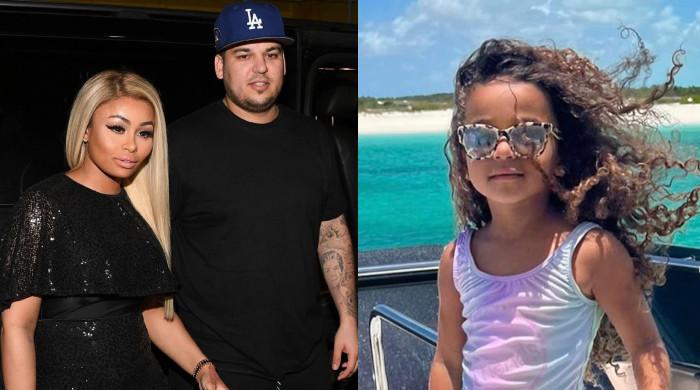 Rob Kardashian reacts to his 7-year-old daughter's Instagram debut