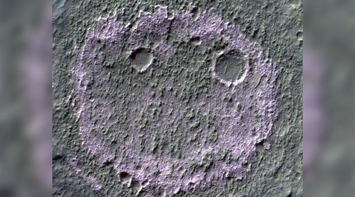 European Space Agency spots giant smiley face on Mars