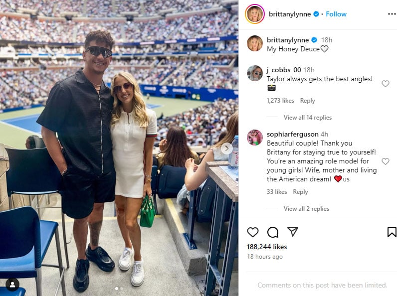 Brittany Mahomes drops loved up photos with husband Patrick