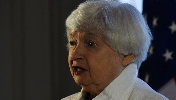 US Treasury Secretary Janet Yellen speaks during a G20 event in Barra da Tijuca, Rio de Janeiro, Brazil, on July 25, 2024. — Reuters