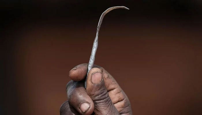 A representational image of a homemade tool used for female circumcision in northeast Uganda. — AFP/File