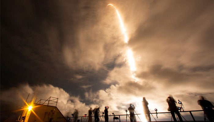 A SpaceX Falcon 9 rocket lifts off with Polaris Dawn, a private human spaceflight mission with two crew members expected to attempt the first-ever private spacewalk, at the Kennedy Space Center in Cape Canaveral, Florida, US on September 10, 2024. — Reuters